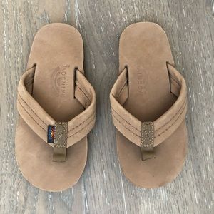 Rainbow sandals,  toddler size 9/10